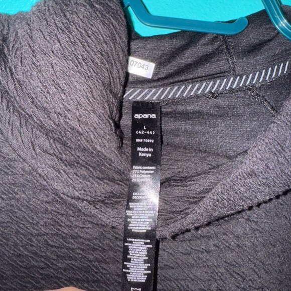 Black Apana Hoodie, Size L - Picture 2 of 3